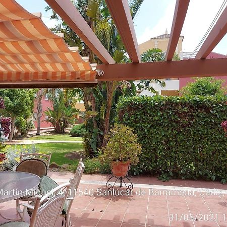 Appartamento Bajo Con Terraza Piscina Y Jardin Sanlúcar de Barrameda Esterno foto