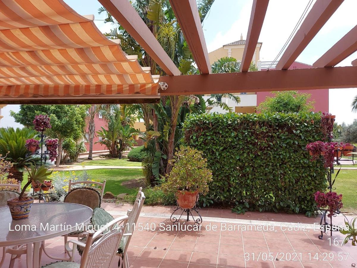 Appartamento Bajo Con Terraza Piscina Y Jardin Sanlúcar de Barrameda Esterno foto